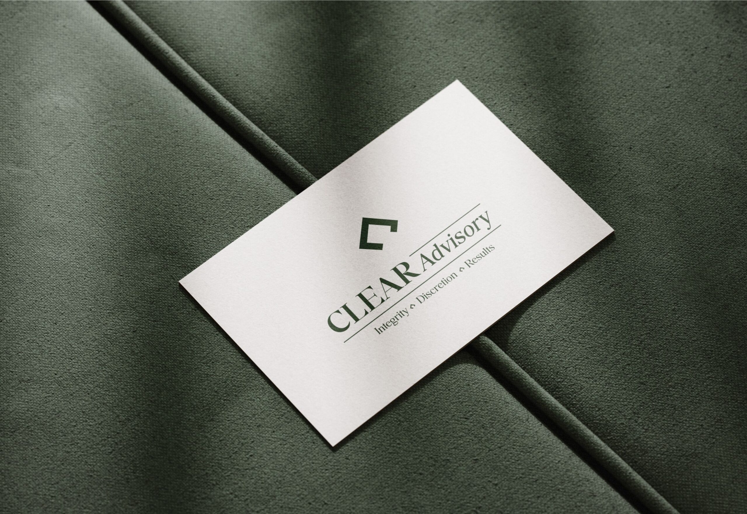 Clear Advisory brand identity project